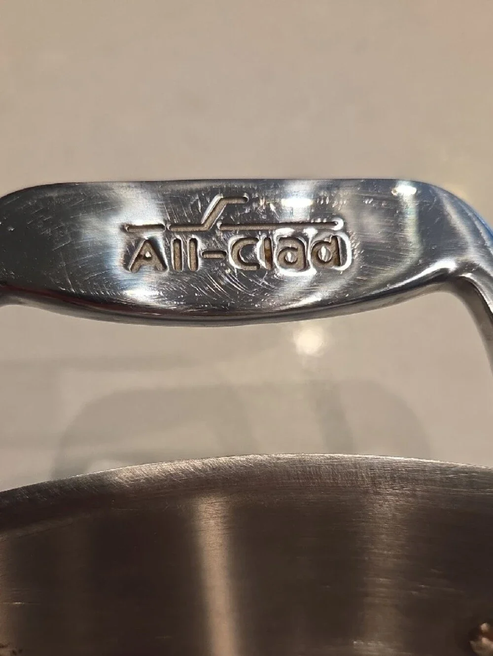 Polished Stainless Steel Wok Pan with Long Handle - Silver